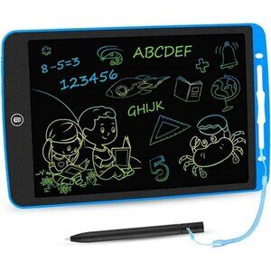 LCD Writing Tablet 12 Inch Toddler Doodle Board, Colorful Drawing Tablet